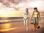 all_fours anthro breasts cutie_mark duo edit feline female fur hair hand_holding jocarra lion long_hair male mammal mixed_media photo_manipulation sea seaside smile standing summer tails walking water
Rating: Safe
Score: 6
User: furry_and_yiff
Date: April 10, 2014