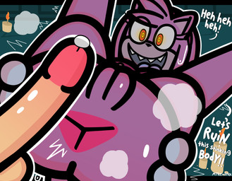anthro anus bodily_fluids butt candle duo female fur genital_fluids genitals glowing glowing_eyes human_on_anthro interspecies male male/female penis pink_body pink_fur possession precum sharp_teeth spread_butt spreading teeth text vulva y_anus conditional_dnp mykendyke sega sonic_the_hedgehog_(series) amy_rose possessed_amy_rose boo_(sonic) eulipotyphlan hedgehog human mammal absurd_res hi_res