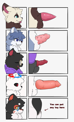 ambiguous_gender animal_genitalia animal_penis anthro canine_genitalia canine_penis chart eyewear feral genitals glasses group male null penis penis_chart plushie presenting presenting_penis small_penis young muosew canid canine felid feline lagomorph leporid mammal rabbit absurd_res hi_res