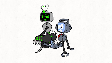 anal anal_penetration black_body bouncing_butt butt duo electronics for_a_head green_eyes looking_at_another looking_back male male/male male_penetrated male_penetrating male_penetrating_male metallic_body not_furry on_bottom on_top penetration reverse_cowgirl_position screen screen_face sex simple_background television white_background thealtinator718 fandroid omegatronic humanoid object_head screen_head tv_head 16:9 widescreen