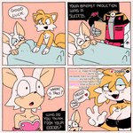 1:1 absurd_res ambiguous_gender anthro asking asking_another asking_where asking_who attribute_theft base_two_layout bat big_breasts breasts canid canine chat chat_box clothing comic count crossgender dialogue duo e-123_omega e-series english_text female feminization four_frame_grid four_frame_image fox gender_transformation good_luck good_wishes greeting grid_layout heart_after_text heart_symbol hi_res humor livestream machine makeup male mammal miles_prower misgendering mtf_transformation number onlyfans pigtails polygonal_speech_bubble ponporio_(artist) question regular_grid_layout robot rouge_the_bat sega sexist_slur simple_background sonic_the_hedgehog_(series) speech_bubble stream_chat streaming talking_to_another text text_with_heart topwear trans_(lore) trans_woman_(lore) transformation transphobia tube_top two_row_layout viewer_count who_do_you_think_took_your_boobs