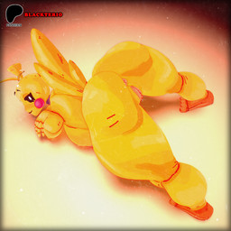 anthro anus ass_up big_breasts big_butt breasts butt female genitals high-angle_view looking_at_viewer machine nude solo thick_thighs vulva wide_hips yellow_body blackterio blackhat_clawnie_(modeler) blender_cycles five_nights_at_freddy's five_nights_at_freddy's_2 scottgames toy_chica_(fnaf) animatronic robot 1:1 alternate_version_at_source blender_(artwork) digital_media_(artwork)