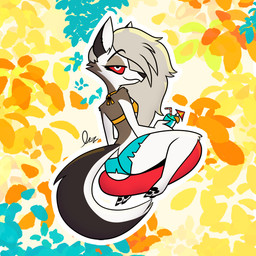 anthro beach bedroom_eyes beverage bikini bikini_top bottomwear butt clothing daisy_dukes denim denim_bottomwear denim_clothing denim_shorts drinking_straw female hotpants looking_at_viewer narrowed_eyes pawpads seductive shorts solo swimwear tight_clothing tropical two-piece_swimsuit animatedmau hellaverse helluva_boss mythology loona_(helluva_boss) canid canid_demon canine canis demon hellhound mammal mythological_canine mythological_creature wolf hi_res