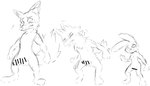 anthro breasts female gender_transformation genitals male penis solo transformation nageruamado disney zootopia judy_hopps nick_wilde canid canine fox lagomorph leporid mammal rabbit red_fox true_fox hi_res monochrome