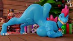 anthro ass_up big_breasts breasts butt christmas_tree female holidays inside jack-o'_pose nude plant pose solo tree masterbrony christmas nintendo pokemon yuki_(evov1) yukigatr_(evov1) feraligatr generation_2_pokemon pokemon_(species) 16:9 3d_(artwork) digital_media_(artwork) hi_res widescreen