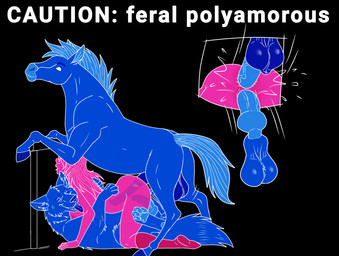 4_toes anal anal_penetration anatomically_correct anatomically_correct_genitalia anatomically_correct_penis animal_genitalia animal_penis balls bestiality big_balls big_penis biped canine_genitalia canine_penis digitigrade double_penetration equine_genitalia equine_penis erection eyes_closed faceless_character faceless_female feet female female_human female_on_feral female_penetrated feral feral_on_bottom feral_on_top feral_penetrating feral_penetrating_female feral_penetrating_human genitals group hindpaw hooves human_on_feral human_penetrated interspecies knot knot_root knotted_penis larger_feral larger_male looking_pleasured male male/female male_feral male_penetrating male_penetrating_female mmf mmf_threesome pawpads paws penetration penile penile_penetration penis penis_in_ass penis_in_vagina plantigrade quadruped scrotum_flap sex sheath size_difference smaller_female smaller_human smaller_penetrated toes tongue tongue_out translucent translucent_body trio unguligrade vaginal vaginal_penetration warning_sign x-ray_view cajuzinho02 ship_dynamics_(meme) anon canid canine canis domestic_dog equid equine horse human mammal wolf hi_res