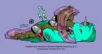 armor arthropod changeling cuddling drjavi duo english_text equid equine female feral friendship_is_magic hasbro horn insect_wings kissing lying male male/female mammal my_little_pony mythological_creature mythological_equine mythology text unicorn wings