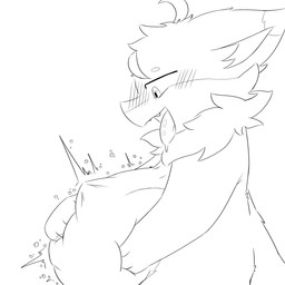 ambiguous_anthro ambiguous_gender ambiguous_pred anthro anthro_pred belly belly_squish big_belly biped bloated blush blush_lines bodily_fluids cheek_blush cheek_tuft dipstick_ears dripping drooling drooling_tongue ear_markings facial_tuft fully_inside fur hand_on_belly hand_on_own_belly hands_on_own_belly head_tuft huge_belly iris looking_at_belly looking_at_own_belly looking_at_self looking_down looking_down_at_belly looking_down_at_self looking_well-fed monotone_background motion_lines multicolored_ears narrowed_eyes neck_tuft nose_blush nude_ambiguous nude_anthro open_mouth open_smile pointy_ears prick_ears rumbling_stomach saliva saliva_drip saliva_on_tongue same_size_vore satisfied_look side_view simple_background smile soft_vore solo squish struggling struggling_prey tongue tongue_out tuft unseen_prey vore white_background raftail tsuki_(tsukigon) furred_scalie scalie 1:1 2025 black_and_white digital_drawing_(artwork) digital_media_(artwork) english_description half-length_portrait hi_res monochrome portrait sketch male_(lore)