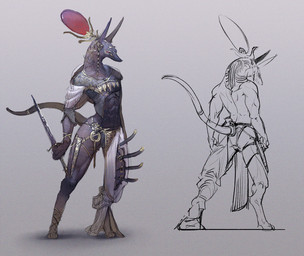 anthro athletic athletic_anthro athletic_male bottomwear bulge clothed clothing cow_horns_crown crown dagger digitigrade egyptian egyptian_clothing egyptian_headdress headdress headgear headwear jewelry legwear loincloth male melee_weapon one-legged_pants pose radiant_crown red_eyes shirtless shirtless_anthro shirtless_male skimpy solo sword tail thick_thighs weapon wide_hips ovopack egyptian_mythology middle_eastern_mythology mythology anubis anubian_jackal canid canine canis deity jackal mammal 2014 hi_res model_sheet sketch