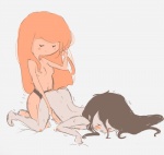 adventure_time black_hair breasts butt dildo fangs female hair lesbian long_hair marceline nipples not_furry open_mouth pink_hair plain_background princess_bubblegum sailorpalin sex sex_toy simple_background smile strapon vaginal vampire white_background
Rating: Explicit
Score: 9
User: mostlywolves
Date: December 22, 2012