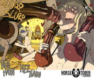animal_genitalia animal_penis anus balls bell bell_collar bestiality big_breasts big_penis blonde_hair blush breasts clothed clothed_female clothed_human clothed_humanoid clothed_male clothing collar equine_genitalia equine_penis fellatio female female_focus female_human female_humanoid female_on_feral female_penetrated feral feral_penetrating feral_penetrating_female feral_penetrating_human gangbang genitals group group_sex hair huge_breasts human_on_feral human_penetrated humanoid_pointy_ears interspecies larger_feral larger_male male male/female male_feral male_human male_on_human male_on_humanoid male_penetrating male_penetrating_female male_penetrating_human onomatopoeia oral oral_penetration penetration penile penile_penetration penis penis_in_mouth pointy_ears servicing_from_below sex size_difference skimpy skimpy_bikini smaller_female smaller_human smaller_humanoid smaller_penetrated solo_focus sound_effects text voyeur rururaida delicious_in_dungeon chilchuck_tims falin_touden laios_touden marcille_donato senshi_(delicious_in_dungeon) elf equid equine horse human humanoid mammal 2025 hi_res brother_(lore) brother_and_sister_(lore) incestuous_voyeur_(lore) sibling_(lore) sister_(lore)