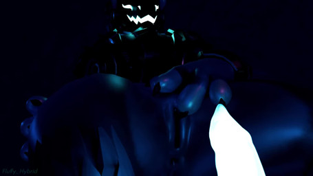 anthro blue_body blue_eyes blue_fur blue_hair blue_penis cave cowgirl_position duo female from_front_position fucking_machine fur genitals glistening glistening_body glowing glowing_blue_eyes glowing_eyes glowing_genitalia hair knot knot_fucking knotted_penis machine male male/female night on_bottom on_top penetration penile penile_penetration penis penis_in_vagina sex sex_toy spread_legs spreading vaginal vaginal_penetration vulva fluffy_hybrid mamagen protogen 16:9 3d_(artwork) 3d_animation animated blender_(artwork) blender_cycles_(artwork) digital_media_(artwork) hi_res long_playtime no_sound video widescreen