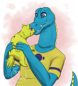2_toes 4_fingers adolescent adolescent_anthro adolescent_male age_difference anthro arms_bent biped blonde_eyebrows blue_body blue_claws blue_eyes blue_scales blue_tail boop cheek_tuft circle_eyebrows claws closed_smile clothed clothed_anthro clothed_male clothing duo eyebrows eyelashes facial_horn facial_tuft fangs feathered_wings feathers feet female female_anthro finger_claws fingers fluffy fluffy_legs fluffy_tail folded_wings fur hand_pawpads happy holding_another holidays horn larger_anthro larger_male lidded_eyes light logo long_neck male male_anthro mouth_closed multicolored_body multicolored_clothing multicolored_fur multicolored_scales multicolored_shirt multicolored_topwear neck_tuft neonate no_eyebrows nose_horn nose_scar nude nude_anthro nude_female older_anthro older_male orange_clothing orange_shirt orange_t-shirt orange_topwear pawpads pupils purple_claws purple_eyes purple_horn purple_spines scales scutes shirt simple_background size_difference slit_pupils small_horn smaller_anthro smaller_female smile smiling_at_another smiling_at_each_other spots t-shirt tail teeth toes topwear tuft two_tone_body two_tone_scales two_tone_tail wings yellow_body yellow_fur yellow_pawpads yellow_scutes yellow_spots yellow_tail yellow_wings young young_anthro young_female younger_anthro younger_female skywater eternal_forwardness nathile_tiduna rita_yoshimi_tiduna alligatorid azurlligator canid canine crocodilian mammal reptile scalie wolvoon 10:11 2018 adobe_photoshop_(artwork) artist_logo colored digital_drawing_(artwork) digital_media_(artwork) english_description hi_res lighting shaded adopted_(lore) adopted_daughter_(lore) adoptive_father_(lore)