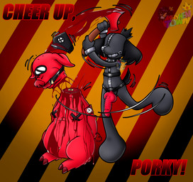 anthro apple axe ball_gag bdsm_gear bdsm_outfit blood bodily_fluids censor_bar collar cuff_(restraint) dildo duo food fruit gag gimp_suit gore handcuffs harness knot knotted_dildo male metal_cuffs nazi pig_nose plant red_body red_skin restraints sex_toy strapon stripes swastika zipper zipper_mouth mayhemtown mayhem_(mayhemtown) canid canine domestic_pig mammal suid suine sus_(pig) hi_res
