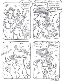 anthro autumn big_breasts blush blush_lines breasts butt duo embarrassed exposed female female/female freckled_face freckles hair hair_over_eye horn small_breasts tall_girl text wind circe_(artist) deltarune undertale_(series) noelle_holiday susie_(deltarune) deer lizard mammal new_world_deer reindeer reptile scalie comic english_text hi_res
