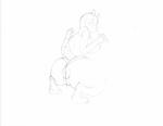 anthro anus big_butt blush breasts butt clothing female fur g-string genitals horn huge_butt long_ears nipples nude pussy simple_background solo underwear white_body white_fur crossman undertale undertale_(series) toriel boss_monster_(undertale) bovid caprine mammal absurd_res hi_res sketch traditional_media_(artwork)