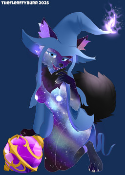 anthro bedroom_eyes black_body black_fur black_tail blue_body blue_eyes blue_fur clothed clothing complex_markings female fire flaming_hair fur glowing glowing_body glowing_nipples narrowed_eyes nipples pseudo_hair seductive simple_background skimpy solo starry_body tail transparent_background theflerffyburr palworld pocketpair ulysses_wix pal_(species) wixen absurd_res alpha_channel hi_res