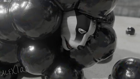anthro bdsm black_nose bondage bound defeated encasement european eye_roll eyes_closed falling fur hissing inside kronos_unveiled latex liquid_latex lying male moan multicolored_body multicolored_fur on_front slime solo squelching trapped two_tone_body two_tone_fur alexian_(artist) disney echo_(series) echo_project pixar the_incredibles the_smoke_room nikolai_krol badger mammal meles mustelid musteline 16:9 2026 3d_(artwork) 3d_animation animated blender_(artwork) blender_cycles_(artwork) digital_media_(artwork) hi_res short_playtime sound video watermark widescreen
