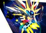 action_pose ambiguous_gender feral foreshortening machine mecha parody pose solo cosmo_(artist) nintendo pokemon zoids liger_zero generation_7_pokemon legendary_pokemon pokemon_(species) robot robot_feral solgaleo zoid 2016 colorful_theme