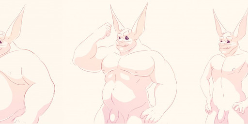 balls big_ears flaccid foreskin front_view genitals hand_on_hip horn humanoid_genitalia humanoid_penis male moobs mouth_closed muscular muscular_humanoid muscular_male navel not_furry nude obese obese_humanoid obese_male overweight overweight_humanoid overweight_male pecs penis simple_background small_horn solo standing chocolateandmilk vincent_(chocolate-beverage) humanoid imp monochrome multiple_versions