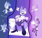 cleaning_tool clothed clothing crossdressing dress feather_duster femboy identity_death magic maid_uniform mental_transformation mind_control solo transformation uniform trevor-fox sega sonic_the_hedgehog_(series) khloe_prower miles_prower canid canine fox mammal