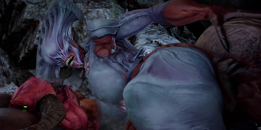 anal breasts butt eyeless female female/female forced group hell licking oral rimming sex stuck tongue trio conditional_dnp dasharky3d doom_(series) id_software microsoft baron_of_hell hell_knight humanoid monster summoner_(doom) 2026 3d_(artwork) 3d_animation animated blender_(artwork) blender_cycles_(artwork) digital_media_(artwork) hi_res high_framerate short_playtime sound video