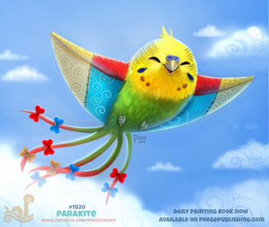 ambiguous_gender bow_(feature) cloud eyes_closed feathers feral green_body green_feathers humor kite open_mouth pun red_body red_feathers sky solo visual_pun wings yellow_body yellow_feathers piper_thibodeau avian bird parakeet parrot true_parrot 2017 digital_media_(artwork) digital_painting_(artwork) painting_(artwork)