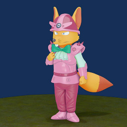 anthro armor clothed clothing kowaru male simple_background solo transparent_background tribaldragon canid canine fox mammal 1:1 3d_(artwork) 3d_model_showcase absurd_res alpha_channel digital_media_(artwork) hi_res