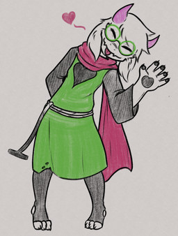 2_horns anthro belt clothing eyes_closed eyewear fluffy_ears footwear fur glasses heart_symbol horn male pawpads robe rope rope_belt scarf socks solo stirrup_socks toeless_legwear tongue tongue_out white_body white_fur bastardcat3 deltarune undertale_(series) ralsei bovid caprine darkner goat mammal hi_res