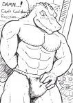abs accidental_erection anubian_jackal biceps blush bulge canine crocodile dialog erection fundoshi fur gay interspecies jackal league_of_legends loincloth male muscles nasus pecs penis pose pton renekton reptile scales scalie sketch standing sweat text toned topless underwear
Rating: Questionable
Score: 17
User: unforget
Date: March 10, 2013