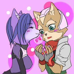 anthro black_nose blue_hair blush bodysuit candy canine clothing duo eyes_closed female fingerless_gloves fox fox_mccloud fur gloves green_eyes hair happy headset holidays jacket krystal male mammal nintendo ribbons scarf short_hair skinsuit star_fox unknown_artist valentine's_day video_games
Rating: Safe
Score: 5
User: Cαnε751
Date: February 15, 2015 anthro black_nose blue_hair blush bodysuit candy canine clothing duo eyes_closed female fingerless_gloves fox fox_mccloud fur gloves green_eyes hair happy headset holidays jacket krystal male mammal nintendo ribbons scarf short_hair skinsuit star_fox unknown_artist valentine's_day video_games
Rating: Safe
Score: 5
User: Cαnε751
Date: February 15, 2015