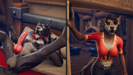 anatomically_correct anatomically_correct_genitalia anatomically_correct_penis animal_genitalia animal_penis anthro balls bed big_balls big_penis breasts butt canine_genitalia canine_penis clothed clothing erection female fur furniture genitals hair knot knotted_penis legs_up looking_at_another lying male nude on_back on_bed open_mouth penis solo spread_legs spreading tail wolfrick blizzard_entertainment mythology warcraft oridana_(wolfrick) zaine_(worgxiii) canid canine canis mammal mythological_canine mythological_creature werecanid werecanine werecreature werewolf wolf worgen 16:9 3d_(artwork) digital_media_(artwork) hi_res widescreen