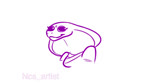 16:9 2020 2d_animation animated anthro blep clothed clothing cobra dancing daww female giga_pudding humor keeshee lamarian long_playtime meme monochrome music ncs purple_and_white reptile scalie signature simple_background singing snake snake_hood solo sound sound_warning tongue tongue_out watermark webm white_background widescreen
