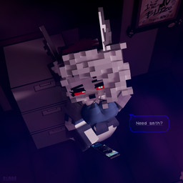 anthro big_butt breasts butt choker curvy_figure dialogue female fur jewelry multicolored_body multicolored_fur necklace solo standing two_tone_body two_tone_fur wide_hips wolf_ears gimad hellaverse helluva_boss microsoft minecraft mojang mythology xbox_game_studios loona_(helluva_boss) canid canid_demon canine canis demon hellhound hybrid mammal mythological_canine mythological_creature wolf 1:1 3d_(artwork) absurd_res digital_media_(artwork) hi_res