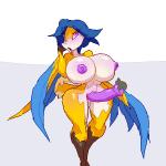 1:1 anthro avian big_breasts big_penis breasts cuoqet curvy_figure digital_media_(artwork) erection gynomorph huge_breasts intersex looking_at_viewer nipples non-mammal_breasts open_mouth penis pixel_(artwork) solo standing thick_thighs voluptuous wide_hips