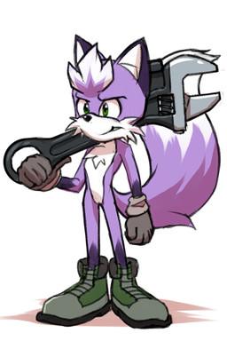 action_pose anthro belly boots brown_clothing brown_gloves brown_handwear clothing ears_up featureless_crotch fluffy fluffy_chest fluffy_tail footwear fox_tail fur gloves green_boots green_clothing green_eyes green_footwear grin hammer handwear head_tuft looking_at_viewer male oversized_weapon pose purple_body purple_fur shadow shoes simple_background smile solo standing tail tools tuft weapon weapon_on_shoulder white_background white_belly white_body white_fur wrench mykegreywolf sega sonic_the_hedgehog_(series) fan_character nova_(nebula1701) canid canine fox mammal 2022 2:3 absurd_res colored colored_sketch hi_res sketch