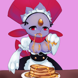 2014 anthro breasts clothed clothing female food headgear joltik_(artist) maid maid_uniform nintendo pancake plate pokémon pokémorph red_eyes solo syrup tongue tongue_out video_games weavile
Rating: Questionable
Score: 18
User: Mienshao
Date: August 14, 2014 2014 anthro breasts clothed clothing female food headgear joltik_(artist) maid maid_uniform nintendo pancake plate pokémon pokémorph red_eyes solo syrup tongue tongue_out video_games weavile
Rating: Questionable
Score: 18
User: Mienshao
Date: August 14, 2014