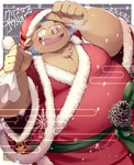 anthro belly big_belly brown_body christmas_clothing christmas_headwear clothing costume hat headgear headwear holidays humanoid_hands kemono male overweight overweight_male santa_costume santa_hat solo kinoshita-jiroh christmas lifewonders tokyo_afterschool_summoners ganglie_(tas) santa_claus mammal suid suina sus_(pig) wild_boar 2023 absurd_res hi_res