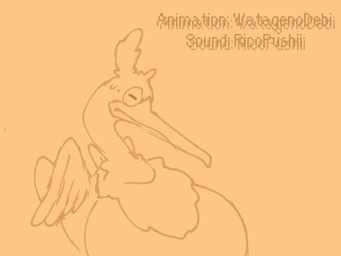 abdominal_bulge ambiguous_gender belly big_belly duo feral gurgle_(sound_effect) neck_bulge onomatopoeia oral_vore rumbling_stomach same_size_vore simple_background slightly_chubby slightly_chubby_feral sound_effects swallowing swallowing_sound_effect text unwilling_prey vore wings ricopushii sound_warning third-party_edit watagenodebi nintendo pokemon avian bird cramorant generation_1_pokemon generation_8_pokemon pokemon_(species) raichu 4:3 animated hi_res short_playtime sketch sound video