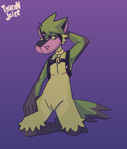 andromorph animal_mask anthro collar feet genitals harness innie_vulva intersex kneeling mask mastectomy_scar pup_mask scar solo talons toes visibly_trans vulva mangawoof cleo_(cleothebirb) avian bird absurd_res hi_res trans_(lore) trans_man_(lore)