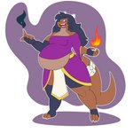 anthro magic magic_user male obese overweight overweight_male solo tail mac-daddy mythology macintosh_charlemagne dragon mythological_creature mythological_scalie scalie 1:1 absurd_res hi_res