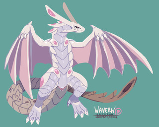 anus biped female feral genitals membrane_(anatomy) membranous_wings solo spread_wings tail vulva wings furikake bakugan european_mythology mythology wavern dragon mythological_creature mythological_scalie scalie western_dragon wyvern 2018 5:4 alternate_version_at_source dated digital_media_(artwork)
