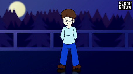 animated_gif anthro clothing female forest full_moon gender_transformation human_to_anthro male moon mtf_transformation plant railing solo species_transformation torn_clothing transformation tree cocoa_caper_(artist) mythology canid canine human mammal mythological_canine mythological_creature werecanid werecanine werecreature werewolf 16:9 animated compression_artifacts dithering short_playtime widescreen