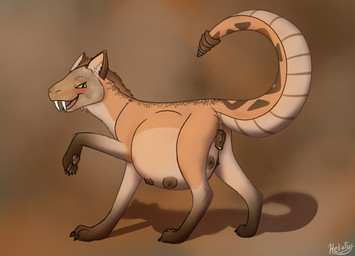 animal_genitalia animal_vulva belly big_belly blush brown_body brown_fur brown_vulva canine_genitalia canine_vulva fangs female feral fur fur_and_scales genitals looking_at_viewer nipples open_mouth pregnant pregnant_female pregnant_feral scales simple_background smile solo tan_body tan_fur tan_scales teeth ventral_scales vulva conditional_dnp heliofox fallout microsoft canid canine canis coyote hybrid mammal night_stalker_(fallout) reptile scalie snake digital_media_(artwork)