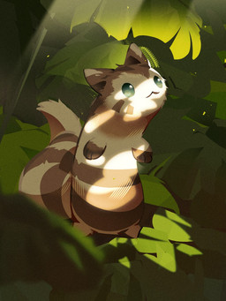:< ambiguous_gender brown_body brown_fur ears_back feral fur green_background highlights_(coloring) light light_beam looking_up mouth_closed one_ear_up outside paws pivoted_ears plant simple_background solo standing sunbeam sunlight tail tan_body tan_fur tuft matwvv nintendo pokemon furret generation_2_pokemon pokemon_(species) 2024 3:4 digital_media_(artwork) hi_res shaded