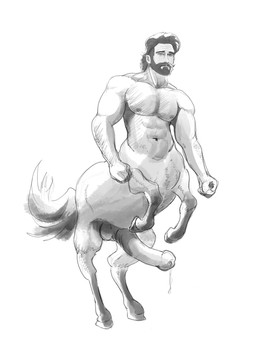 animal_genitalia animal_penis big_penis bodily_fluids cum equine_genitalia equine_penis fist genital_fluids genitals male male_taur muscular penis quadruped solo split_form tail papajunpei european_mythology greek_mythology mythology centaur equid equid_taur humanoid_taur mammal mammal_taur taur absurd_res hi_res monochrome
