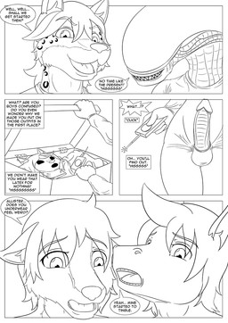 anthro box clothing container controller costume dialogue erection female gender_transformation genitals group gynomorph hair intersex mask open_mouth penis remote_control simple_background text transformation trick libra-11 alien_(franchise) alien felid mammal pantherine snow_leopard xenomorph black_and_white character_request comic digital_drawing_(artwork) digital_media_(artwork) english_text hi_res monochrome multiple_scenes