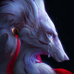 ambiguous_gender black_background blue_eyes bodily_fluids crying fur simple_background solo tears white_background morsylvia mythology dragon furred_dragon furred_scalie mythological_creature mythological_scalie scalie 1:1 2022 digital_media_(artwork)