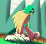 3_toes ambiguous_gender feathers feet feral solo talons toes glomiagui nintendo pokemon avian bird decidueye generation_7_pokemon pokemon_(species) 2016 absurd_res hi_res