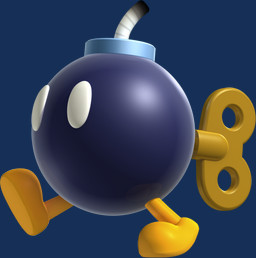 ambiguous_gender armless black_body feet fuse mouthless noseless orange_feet simple_background solo transparent_background walking white_eyes unknown_artist mario_bros new_super_mario_bros._u nintendo animate_inanimate bob-omb living_bomb 3d_(artwork) alpha_channel detailed digital_media_(artwork) full-length_portrait hi_res official_art portrait